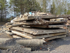 Прием отходов в целях последующих их подготовки и использования: боя железобетонных и бетонных изделий